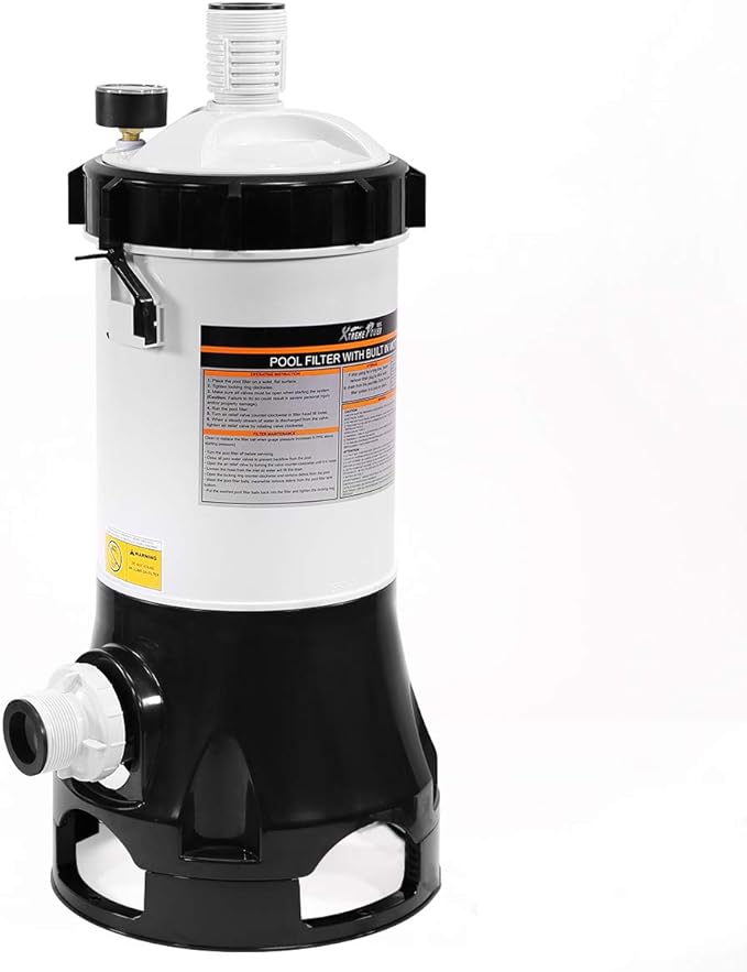 XtremepowerUS Pool Cartridge Filter System w/Built-in Pump - Image 2