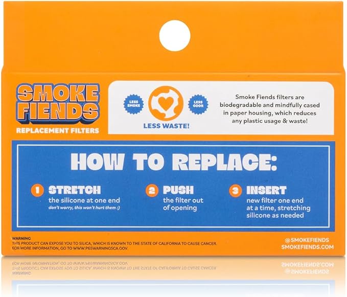 3 Pack Replacement Filters | Discreet HEPA & Carbon Filtration | Biodegradable - Image 3