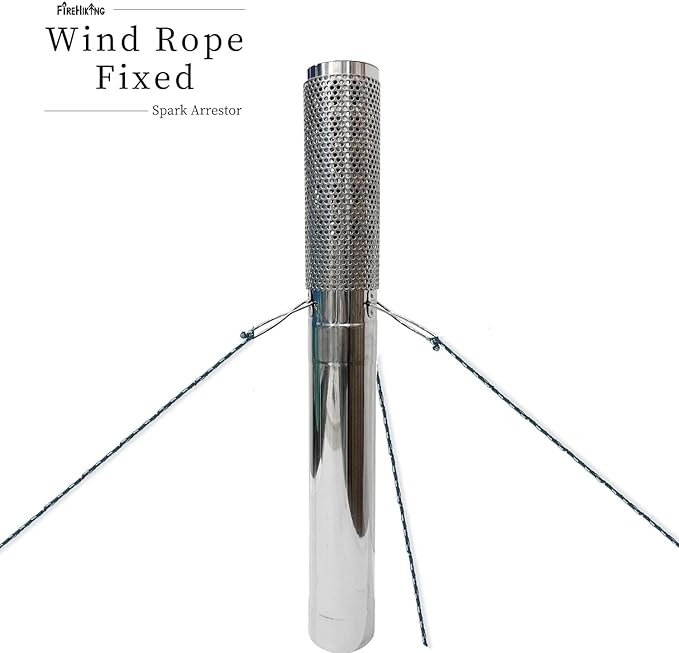 FIREHIKING 2.36" Spark Arrestor Stove Pipe - Image 4