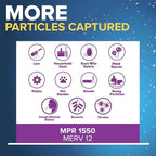 Filtrete 20x25x4 Slim Fit AC Furnace Air Filter, MPR 1550, MERV 12, Fits - Image 5
