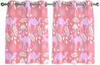 2 Panel Kitchen Cafe Curtains, Desert Camel Sunlight Filtering Nature Air by Hokiten