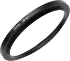 52mm to 58mm Step-up Adapter Rings Filter Adapter Black Metal Step Down Filter by Unknown