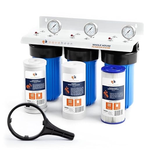 Aquaboon 3-Stage Whole House Water Filter System by Aquaboon