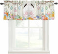 Easter Curtain Valances for Windows, Kitchen Valance Window Treatment, Spring by Unknown