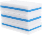 Luxshiny 10pcs Three-Layer Reusable Kitchen Sponge Scrubber Lightweight by Luxshiny