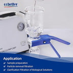 100 Pieces/Pack PVDF Disc Membrane Filters Hydrophilic 47mm Diameter 0.22µm - Image 4