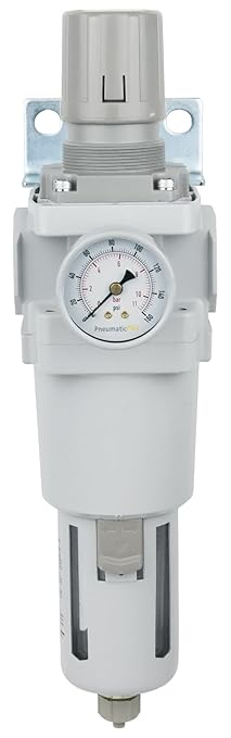 PneumaticPlus SAW600-N10BG Compressed Air Filter Regulator Piggyback Combo 1" - Image 2