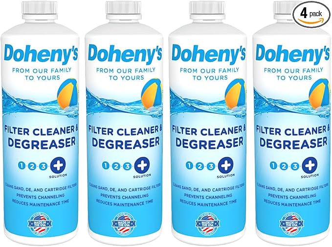 Doheny's Pool Filter Cleaner Degreaser | 100% Professional-Grade | Prevents by Dohenys