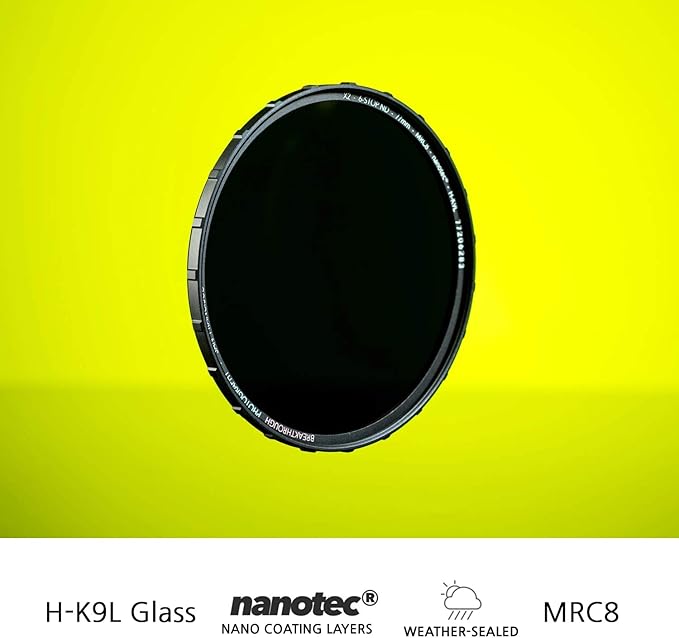 Breakthrough Photography 77mm X2 3-Stop Fixed ND Filter - Image 3