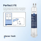 GLACIER FRESH Compatible with 4396841 Refrigerator Water Filter, Filter 3 - Image 5