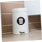 DOITOOL 12pcs Trash Can Recycling Labels Garbage Bin Stickers - Image 7