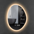 Inner Sand Smart Illuminated LED Bathroom Mirror, Wall Mounted Multifunction by RIFWOVE