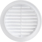 White 4" Inch Round Ventilation Grille - Image 2