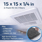 RV AC Foam Filter Compatible - Image 2