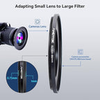 82mm Lens to 86mm Camera Lens Adapter, 82mm to 86mm Filter Step up Ring Adapter - Image 4