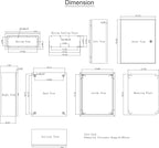 VEVOR NEMA Steel Enclosure, IP66 Waterproof & Dustproof, Outdoor/Indoor - Image 10