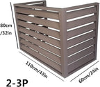 Multifunctional Aluminum Shutter Privacy Fence, Mini Split Cover - Image 2