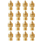 16Pcs Ender 3 Nozzles 0.4mm, MK8 Extruder Nozzles 0.4mm Compatible by TIEXYE