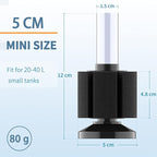 Pawfly Aquarium Nano Bio Sponge Filter Quiet Betta Fry Shrimp and Small Fish - Image 4