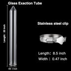 Chunful Glass Extractor Extraction Filter Tube 20" Long 50mm Diameter Thick and - Image 2