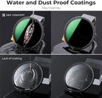 K&F CONCEPT 55mm Black Diffusion Mist 1/4 Effect & Variable ND2-400 Neutral - Image 5