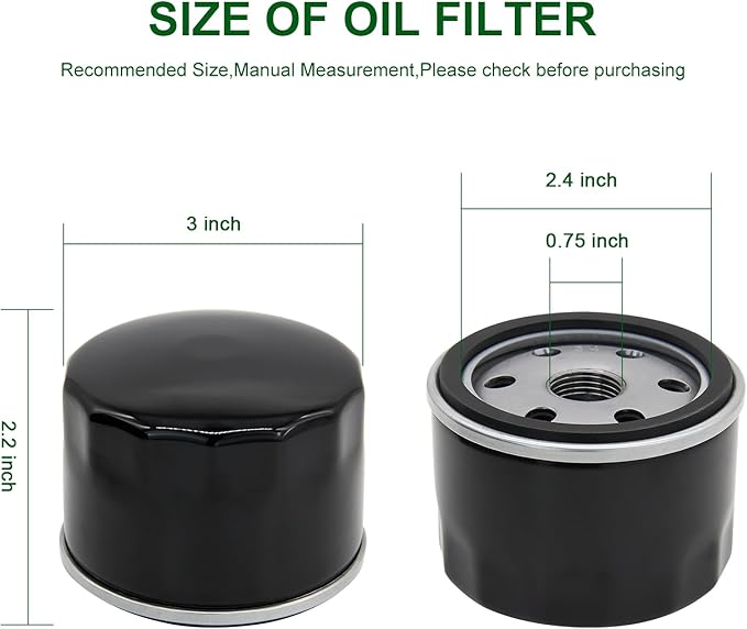 492932S Oil Filter Fits for Briggs & Stratton John Deere 492932 492056 695396 - Image 2