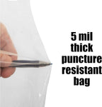 Clear Plastic Dust Collector Replacement Bag 5 Pack 20" Diameter by 43" Long - Image 7