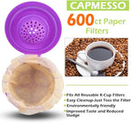 CAPMESSO Disposable Coffee Paper Filters Replacement Kerig Coffee Filters - Image 4