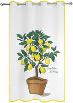 Lemons Outdoor Curtains for Patio Summer Fruit Lemon Tree Waterproof Outside - Image 9