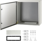 VEVOR NEMA Steel Enclosure, IP66 Waterproof & Dustproof, Outdoor/Indoor by VEVOR