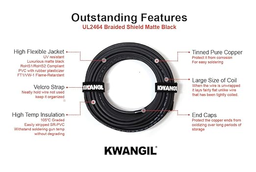 10C 22AWG AMSB Shielded Cable Wire - Image 3