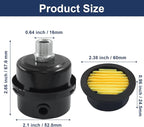 2 Pcs Air Compressor Silencer, 3/8 Inch Thread Intake Filter Muffler, 16 mm Air - Image 3