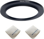 58mm Lens to 72mm Camera Lens Adapter 58mm to 72mm Step Up Ring Adapter Ring by SKYZHENG