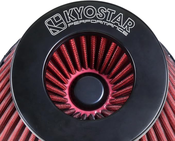 Universal 6" 152mm igh-Flow Air Filter, Reusable Cone Cold Air Intake, High - Image 7