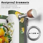 Lemon Outdoor Curtains for Patio Lemons Baskets Summer Tropical Plant - Image 2