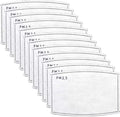 12 PCS PM2.5 Activated Carbon Face Mask Filter by Sanfiland