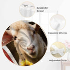 Sheep Sunflower Living Room Curtains 96 Inch Length, Window Curtains Tab Top - Image 6