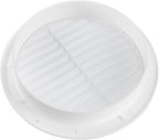 White 6" Inch Round Ventilation Grille - Image 4