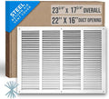 Fits 22x16 Duct Opening | Steel Return Air Grille by Handua | Vent Cover Grill by Handua