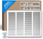 Fits 22x16 Duct Opening | Steel Return Air Grille by Handua | Vent Cover Grill by Handua