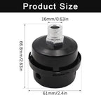 2 pcs 1/4" Thread Air Compressor Silencer, Air Compressor Intake Filter Sound - Image 2