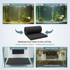 Aquarium Carbon Pad -Premium Cut to Fit Carbon Infused Filter Pad Media - Image 7
