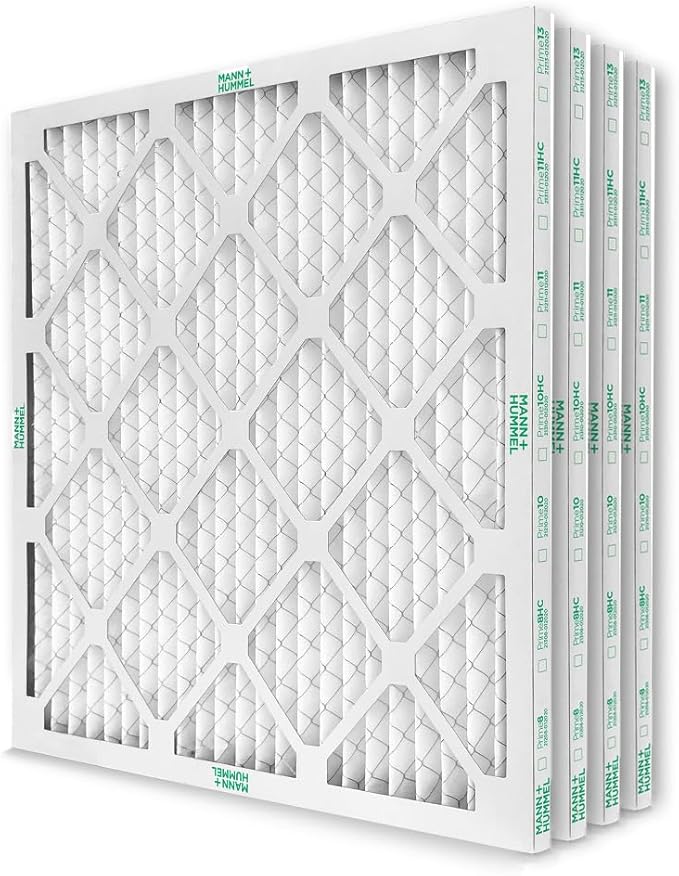 Mann+Hummel 20x22x1 MERV 8 Pleated HVAC AC Furnace Air Filters. 4 Pack. by MannHummel