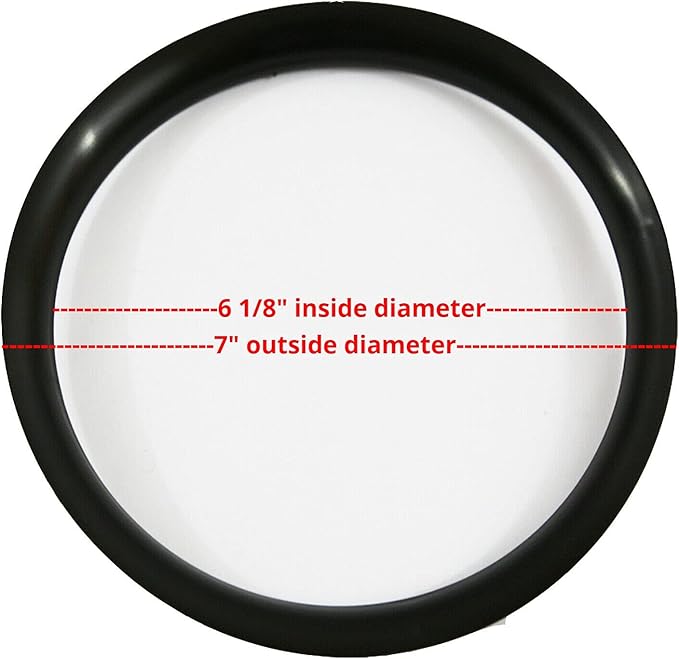 Dry Filter For Shop Vac with Mounting Ring, 17.5" Inch Paper Reusable Dry Disc - Image 3