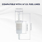 879885Q inline Fuel Filter for Mercury ＆ Mariner Outboards 4 Stroke 5/16" 40 50 - Image 3