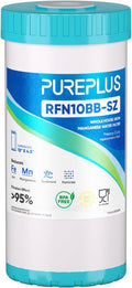 PUREPLUS 10" x 4.5" RFN10BB-SZ Whole House Iron & Manganese Reduce Water Filter by PUREPLUS