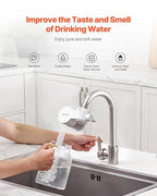 VEVOR Faucet Mount Water Filter, Horizontal Water Purifier - Image 2