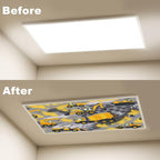 4 Pcs Fluorescent Light Covers for Ceiling Lights Yellow Construction Vehicles - Image 4