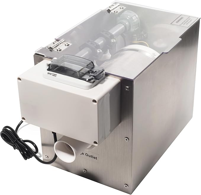 Automatic Rotary Drum Filter for Koi Tilapia Pond, Fish Farm, Hydroponics by RINOO