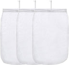 ALEGI Aquarium Filter Media Bag Extra Fine, Reusable 180 Micron Drawstring Mesh by ALEGIAquarium